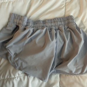 Pastel Blue Lululemon Hotty Hot Shorts